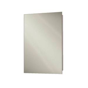 lot 43678 image: JENSEN Focus 16 in. x 22 in. x 4-34 in. Frameless Recessed Bathroom Medicine Cabinet with Polished Edge Mirror