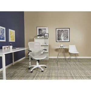 lot 43691 image: Work SmartAve Six Riley Office Chair, White Mesh