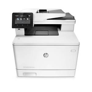 lot 43693 image: HP LaserJet Pro M477fdw All-in-One Wireless Color Laser Printer with Double-Sided Printing, Amazon Dash Replenishment ready (CF379A)