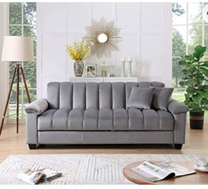 lot 35248 image: Legend VansenGrey Sofa RETAIL PRICE$599
