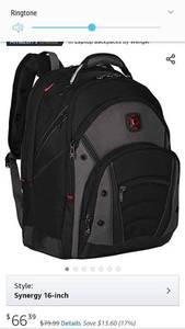 lot 35253 image: Bonza Gear backpack Retail Price 67.00
