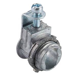 lot 35262 image: Halex 38 in. Flexible Metal Conduit (FMC) Saddle Connectors (50-Pack)