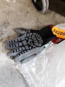 lot 35286 image: husky top coated dipped gloves retail price $9.95