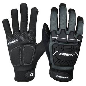 lot 35289 image: Husky oversize Large Heavy Duty Glove, Black retail Price $15.99