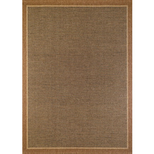 lot 35335 image: Balta Sisal Brown Rectangular Brown with Brown Border IndoorOutdoor Area Rug (Common 8-ft x 11-ft Actual 7-ft 10-in x 10-ft 6-in) retail piece $150