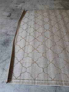lot 35337 image: indoor outdoor rug retail price $150.00