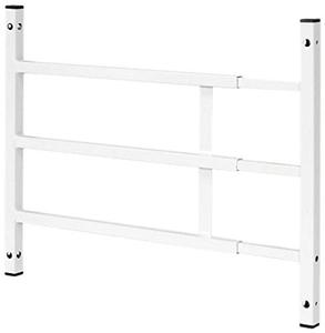 lot 35351 image: Segal S 4752 Fixed Adjustable Child Safety Window Guard Prevents Accidental Falls, Tamper Resistant Screws Included, Non-Egress, 15-14H x 23-12-38W, White retail price $88.94