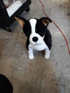 lot 35353 image: melissa & dougBorder Collie Dog Giant Stuffed Animal retail price $59.99