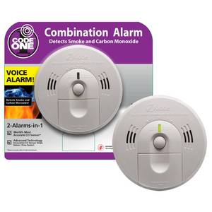 lot 35359 image: Kidde Battery Operated SmokeCO Alarm (KN-COSM-BA) retail price $29.13