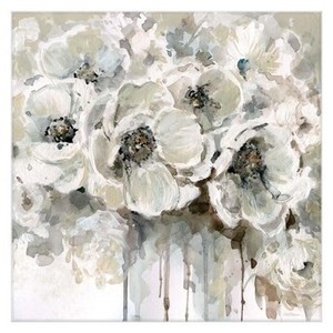 lot 35882 image: Wall Art Frameless 36-in H x 3-in W Abstract Canvas Painting