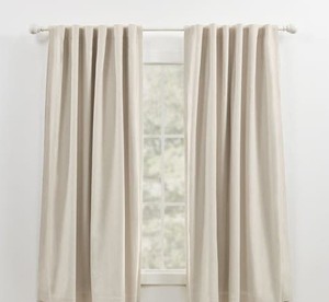 lot 35912 image: Lauren Ralph Lauren Sallie Blackout Back TabRod Pocket Curtain Panel