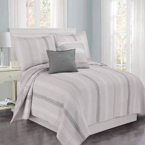 lot 35953 image: Sanibel Island Stripe 5-Piece Cotton Quilt Set