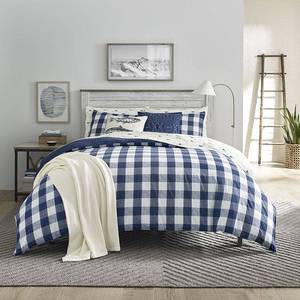 lot 35962 image: Eddie Bauer Lakehouse Plaid Twin Comforter Set