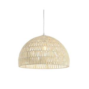 lot 35990 image: Jonathan Y Campana 20 Woven Rattan Dome Led Pendant Retail $118.20