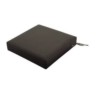 lot 35997 image: Classic Accessories Ravenna Water-Resistant 23 x 23 x 5 Inch Square Patio Seat Cushion Slip Cover & Foam, Espresso