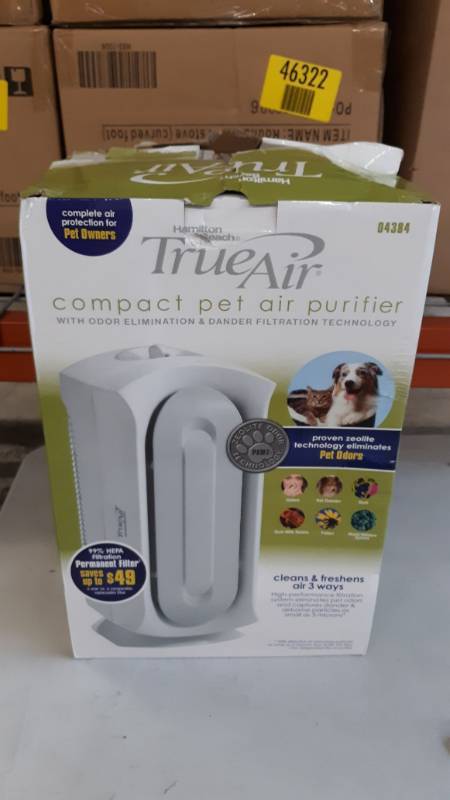 trueair compact pet air purifier