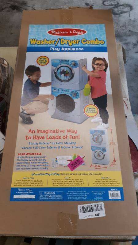 melissa and doug washer and dryer combo
