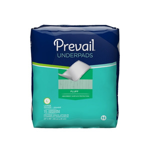 lot 17552 image: Prevail Fluff Large Underpad, 15 Count
