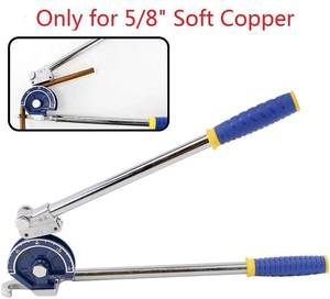 lot 17640 image: IBOSAD Manual Tube Bender Tool 58 thickness Pipe Bending Tool for HVAC Soft Copper