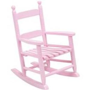 lot 17710 image: Jack Post KN-10P Knollwood Classic Childs Porch Rocker, Pink