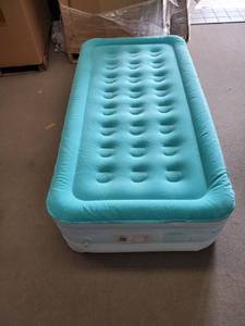 lot 17562 image: Bayka Air Mattress. Twin Extra Tall with Build In Electric Air Pump.