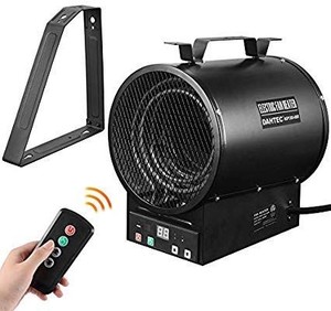 lot 17601 image: DAHTEC Electric Space Forced Air Heater with Thermostat Remote Control