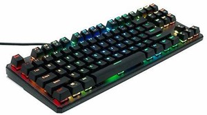 lot 17610 image: Tecware Phantom 87 Key Mechanical Keyboard, RGB led, Outemu RED Switch