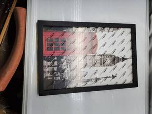 lot 17630 image: 12x18 Black Gallery Picture Frame - Wide Molding - Includes Attached Hanging Hardware and Plexiglass Front - Display Pictures 12 x 18 Inch Photos Vertically or Horizontally Qty of 2 frames