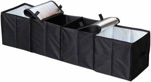 lot 17652 image: Deler Foldable 4-compartment Trunk Organizer