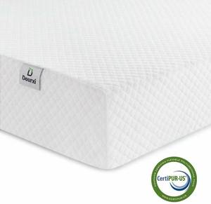 lot 17675 image: Dourxi Crib Mattress and Toddler Bed Mattress, Dual Sided Sleep System, Firm Side for Infants and Plush Soft Side for Toddlers, Breathable Foam Baby Mattress with Removable Cover