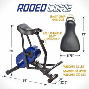 lot 17682 image: Daiwa Felicity Rodeo Core Compact Core Trainer Ab Workout Equipment for Leg Thighs Buttocks Calves Rodeo Core Exerciser