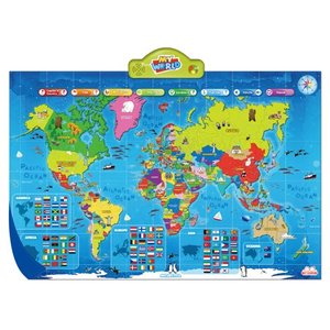 lot 17687 image: BEST LEARNING i-Poster My WORLD Interactive Map