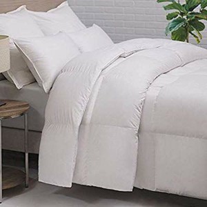 lot 1091 image: HOMFY Premium Cotton Comforter Queen,Quilted Comforter with Corner Tabs, Soft and Breathable (White, Queen)