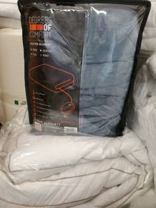 lot 1096 image: Degrees of comfort Heated Blanket. King Size