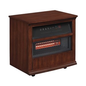 lot 1025 image: Infragen 13qh8000-w500 18 Portable Smart Heater, Walnut Brown