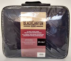 lot 1037 image: Roadpro 12-Volt 100% Polar Fleece Heated Travel Blanket