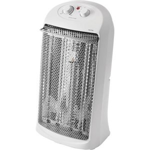 lot 1051 image: Mainstays Quartz Electric Tower Space Heater, Indoor, White, HQ-2000W