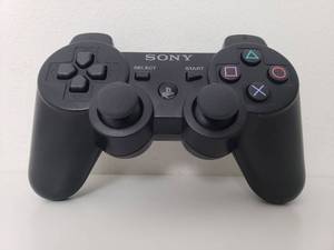 lot 1077 image: Sony Playstation 3 Wireless Controller, Black
