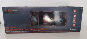lot 1084 image: Blackweb 100-Watt Bluetooth CD Stereo System