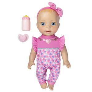 lot 1102 image: Luvabella Newborn Interactive Baby Doll - Blonde Hair