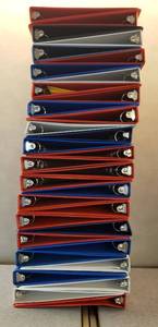 lot 6029 image: Lot of 1 12 in. Binders  Various Colors