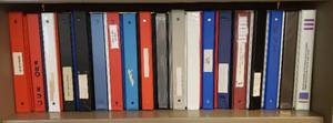 lot 6031 image: Lot of 1 12 in. Binders  Various Colors