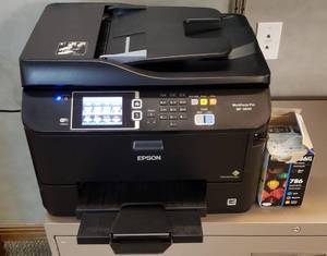lot 6032 image: Epson WorkForce Pro WF-4630 Color Printer wExtra Ink  Works
