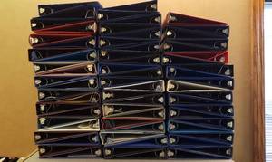 lot 6036 image: Large Lot of 2 in. Binder  Various Styles & Colors