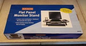 lot 6065 image: Kensington Computer Desktop LCD Monitor Stand - Black (595393)