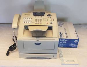 lot 6133 image: Brother MFC-8220  Fax, Scan, Copy wExtra Drum Toner Unit (NIB)  Powers On