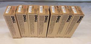 lot 6134 image: Lot of Dell 1320c Ink Cartridges  2 Magenta, 2 Yellow, 2 Cyan and 1 Black