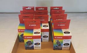 lot 6135 image: Lot of Canon Ink Cartridges  7 BCI-11 Color and 4 BCI-11 Black