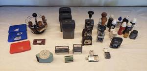 lot 6198 image: Lot of Stampers and Ink  Various Sizes, Styles and Colors