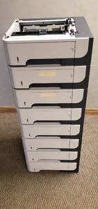 lot 6223 image: Lot of 8 HP CE530A 500 sheet FeederTrays for HP P3015 printers